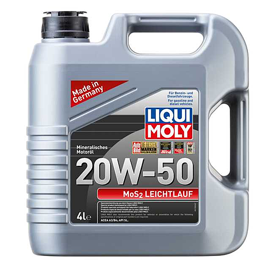 LIQUI MOLY Oil 20W-50 4L MOS2 Leichtlauf 21358