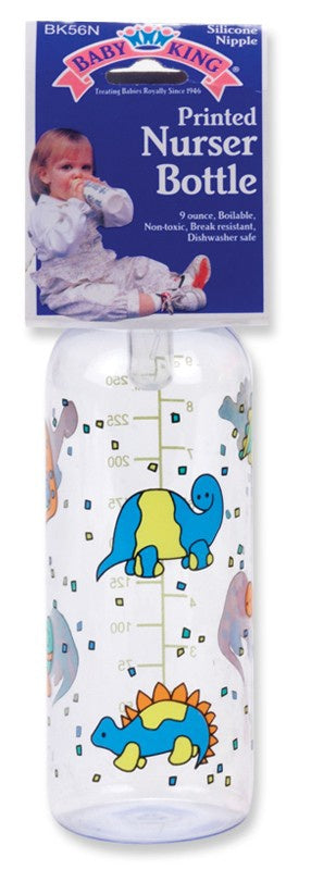 BABYKING Baby Bottle 9OZ Printed Nurser BK56000 Bpa Free