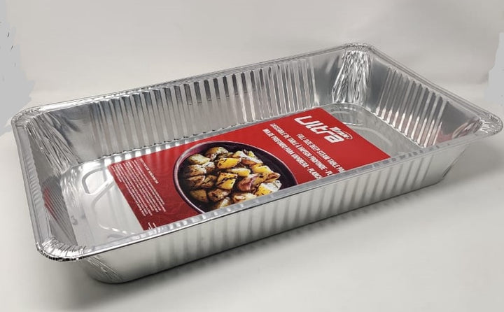 TITAN Foil Tray Ultra BZ92019R Full Size Deep Stream Table Pan 19.5X11.75X3.125" 49.5X29.8X7.9CM
