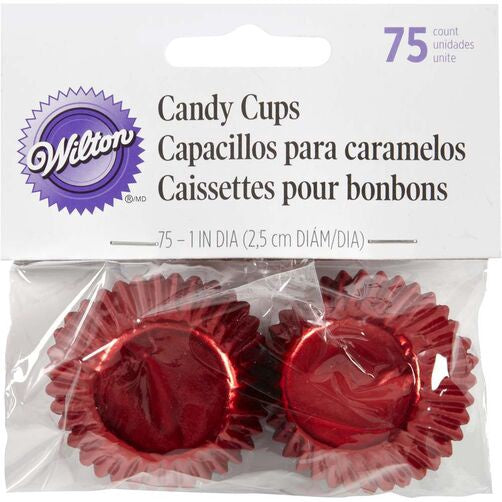 WILTON Baking Candy Cups 75PCS Mini 415-314