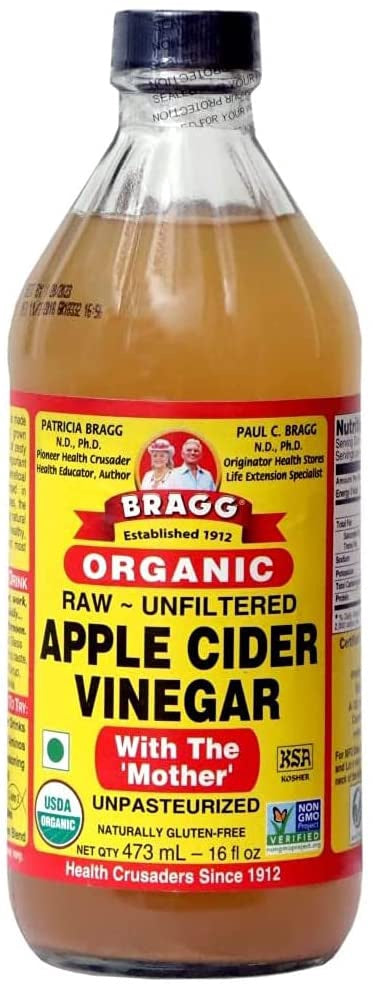 BRAGG Organic Raw Unfiltered Apple Cider Vinegar 16OZ 473ML