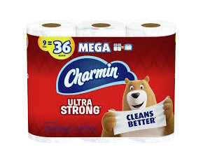 Toilet Paper Charmin Mega Ultra Strong 9pk