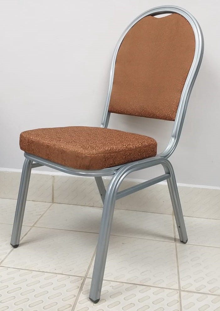 Chair Waiting Brown and Silver