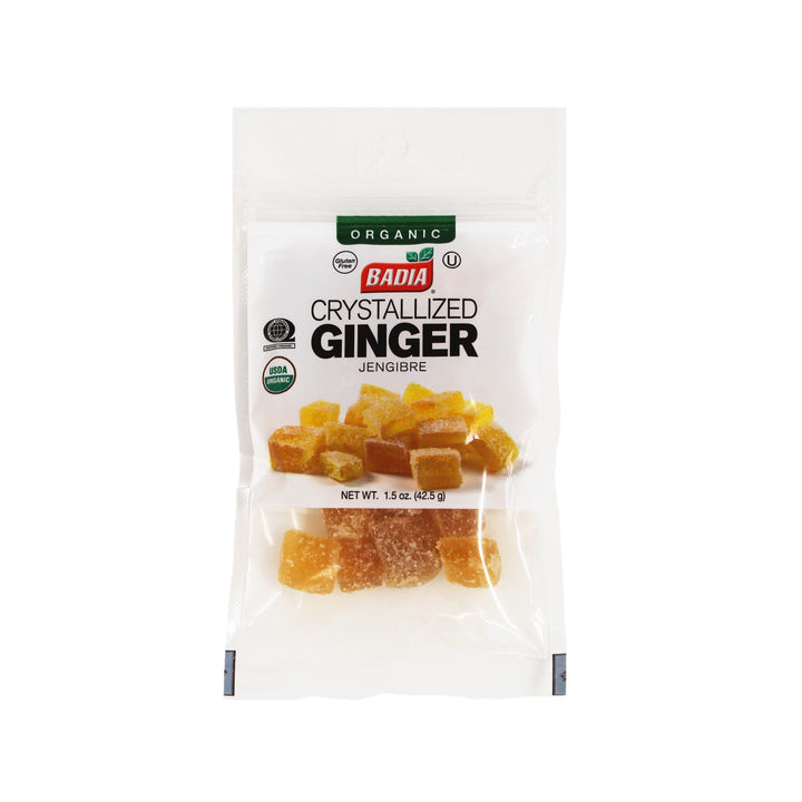 BADIA Crystallized Ginger Jengibre 1.5OZ 42.5G