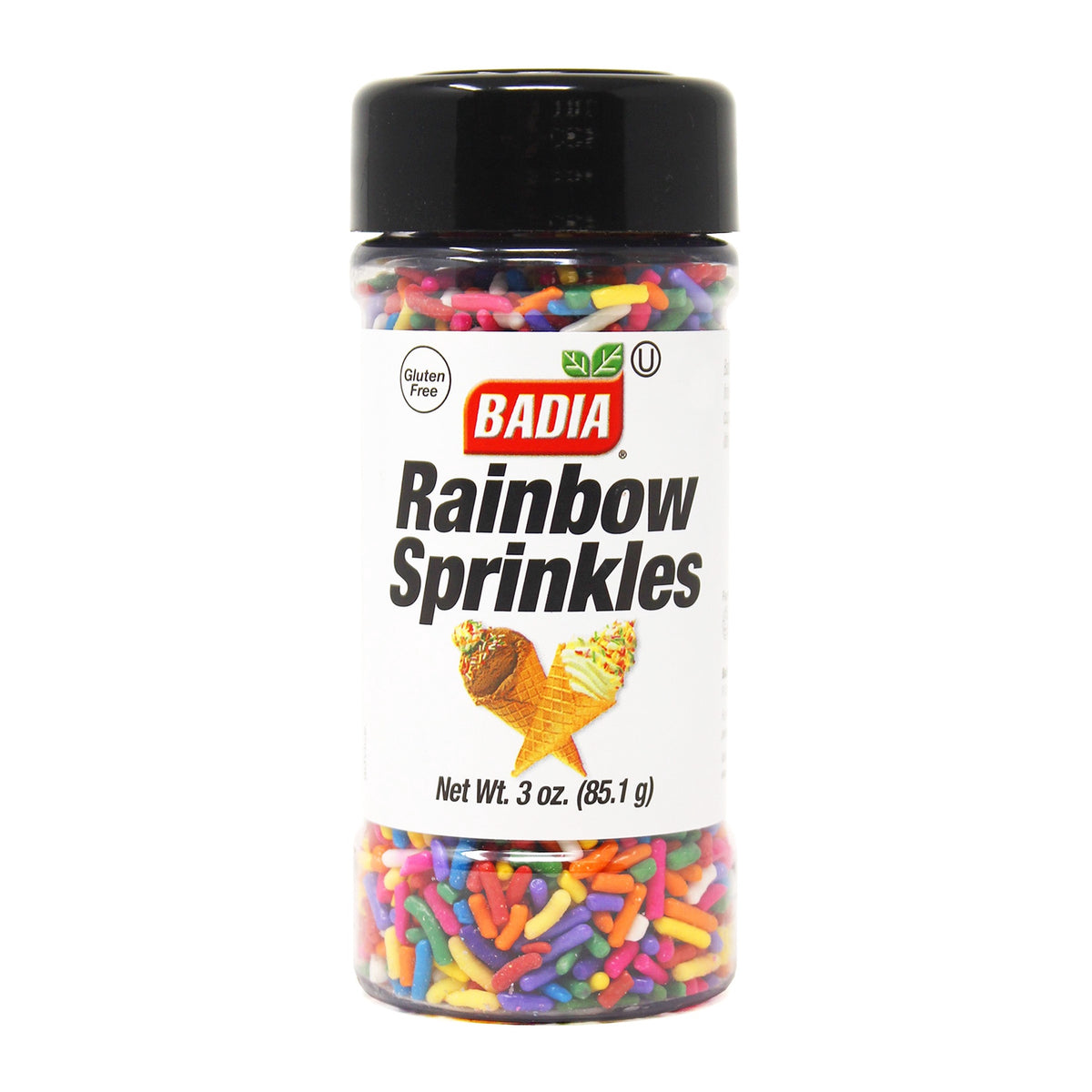BADIA Rainbow Sprinkles 3OZ 85.1G