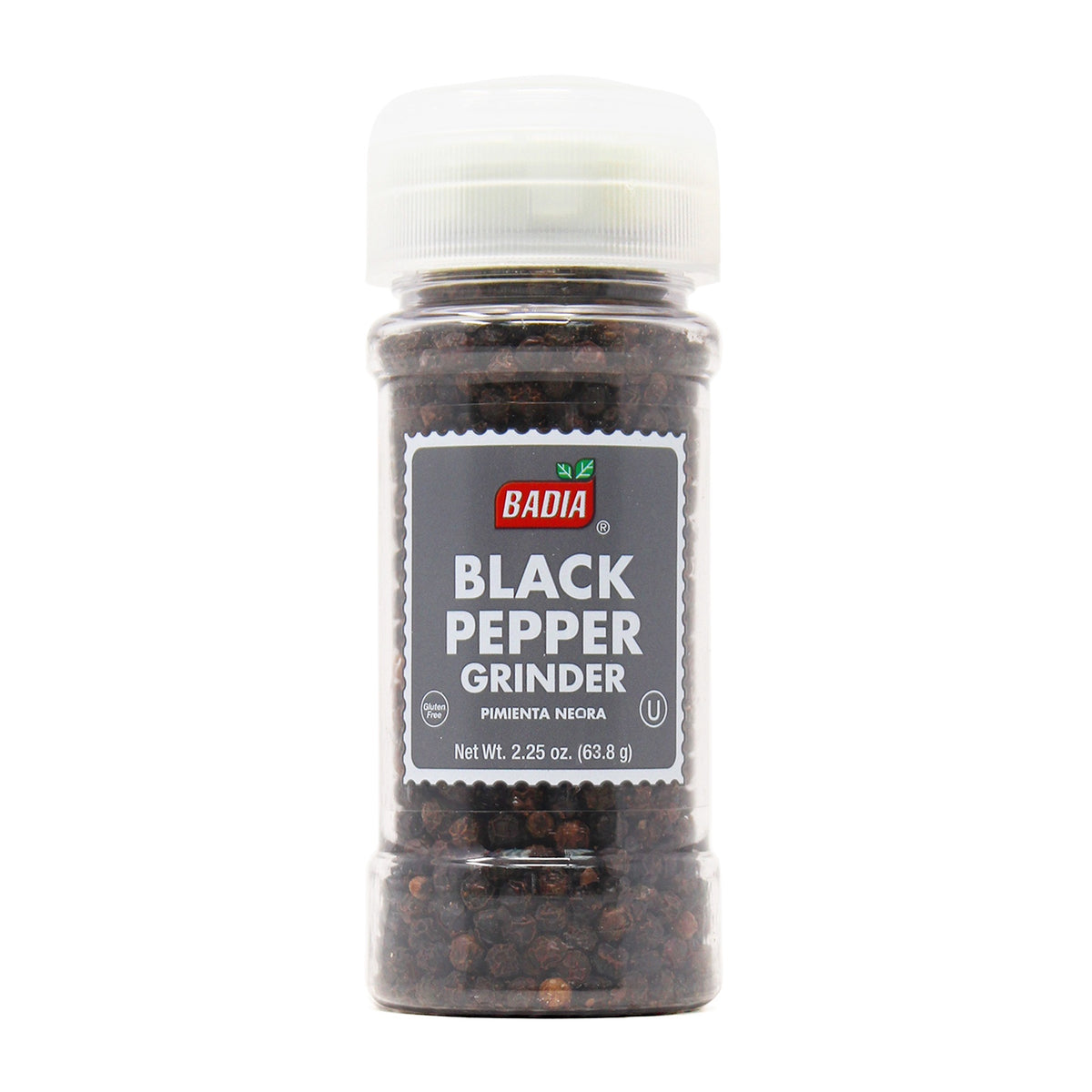 BADIA Black Pepper Grinder 2.25OZ 63.8G
