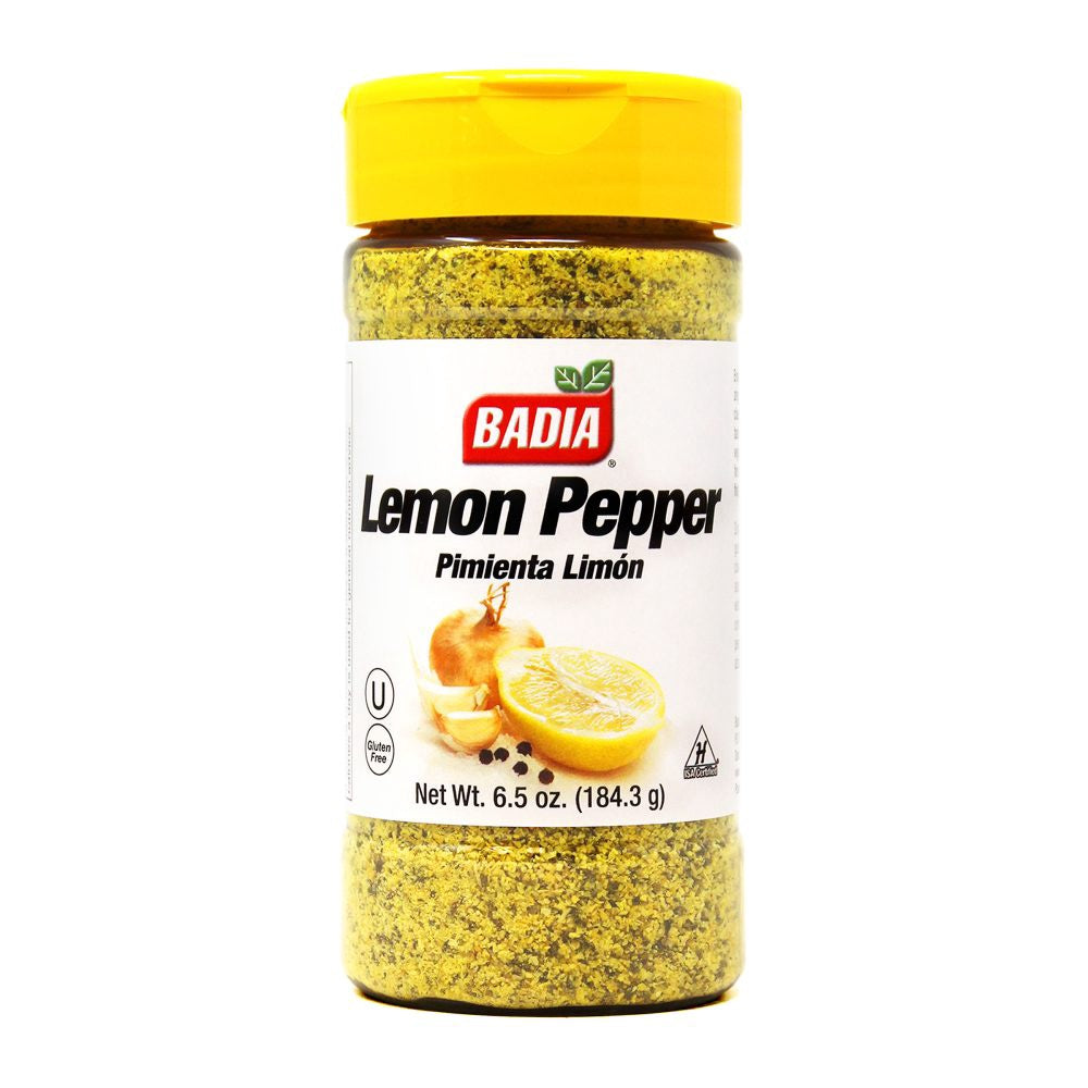BADIA Lemon Pepper 6.5OZ 184.3G