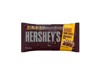 Chocolate Hershey's Mini Semi-Sweet 12oz