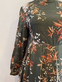 NADIDE Dress Floral Emerald