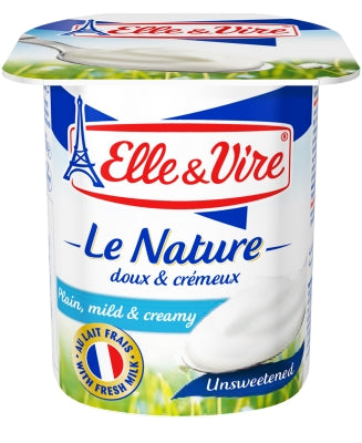 Elle & VireYogurt Plain Unswt 125g