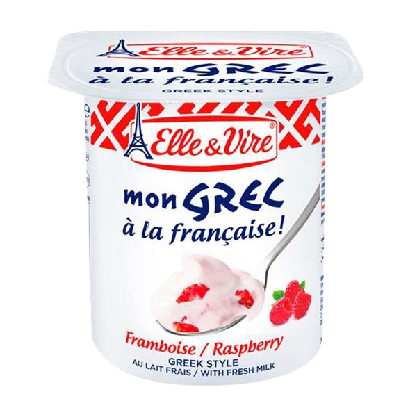 Elle & Vire Greek Yogurt Raspberry 125g