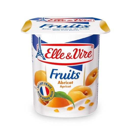 Elle&Vire Yogurt Apricot 125g