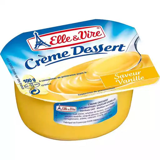 Elle&Vire Pudding Vanilla 100g