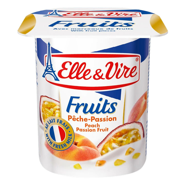 Elle&Vire Yogurt Peach 125g