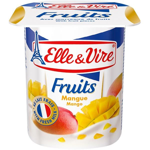Elle&Vire Yogurt Mango 125g