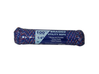 Rope Braided #8 1/4" 100'