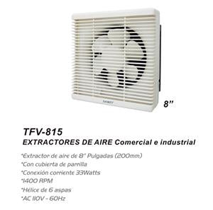 SANKEY Fan 8" Wall Extractor TFV-815 110V