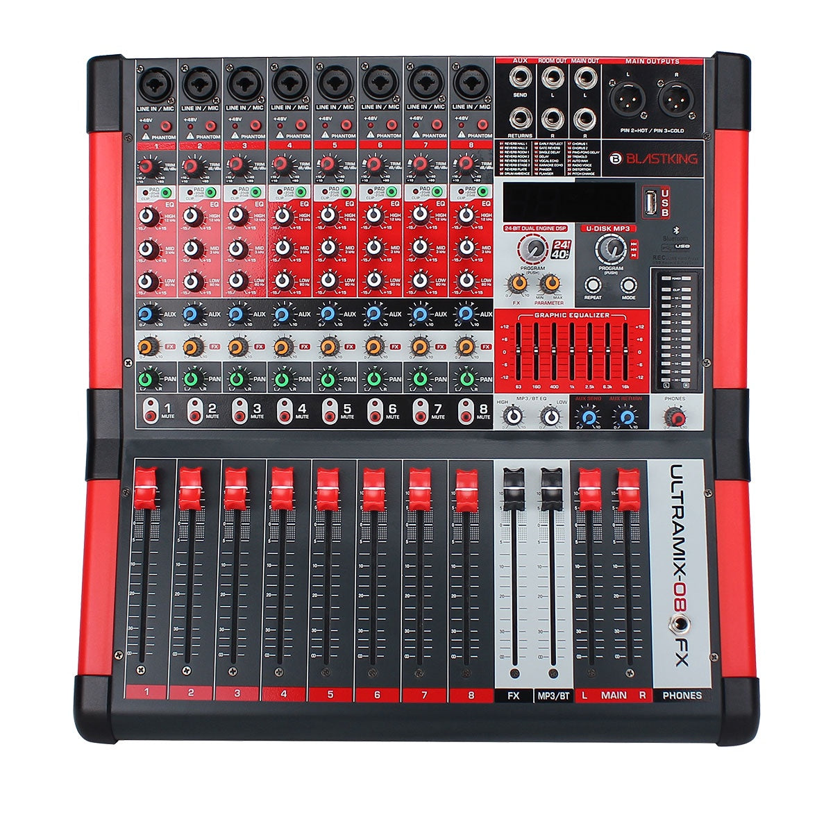 BLASTKING Mixer ULTRAMIX-8FX
