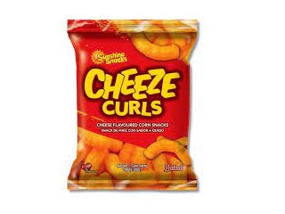 SUNSHINE SNACKS Cheeze Curls 14G 0.55OZ