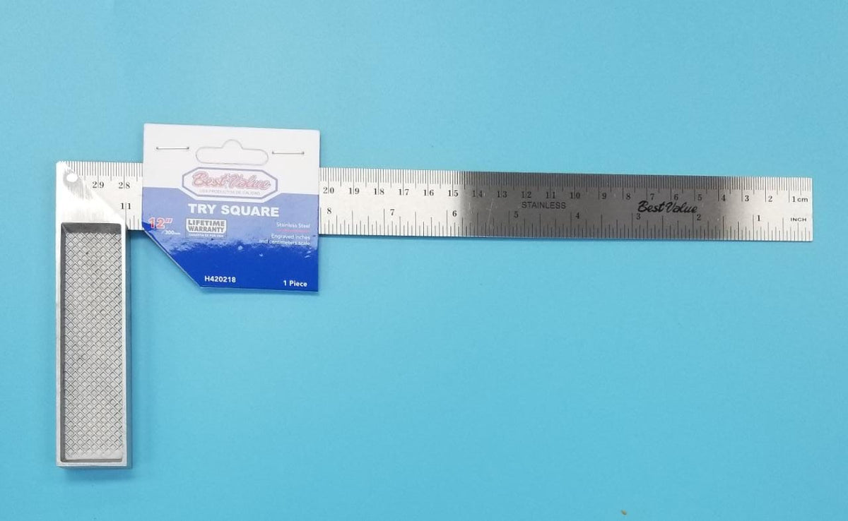 BEST VALUE Tee Square 12" Alum. H420218