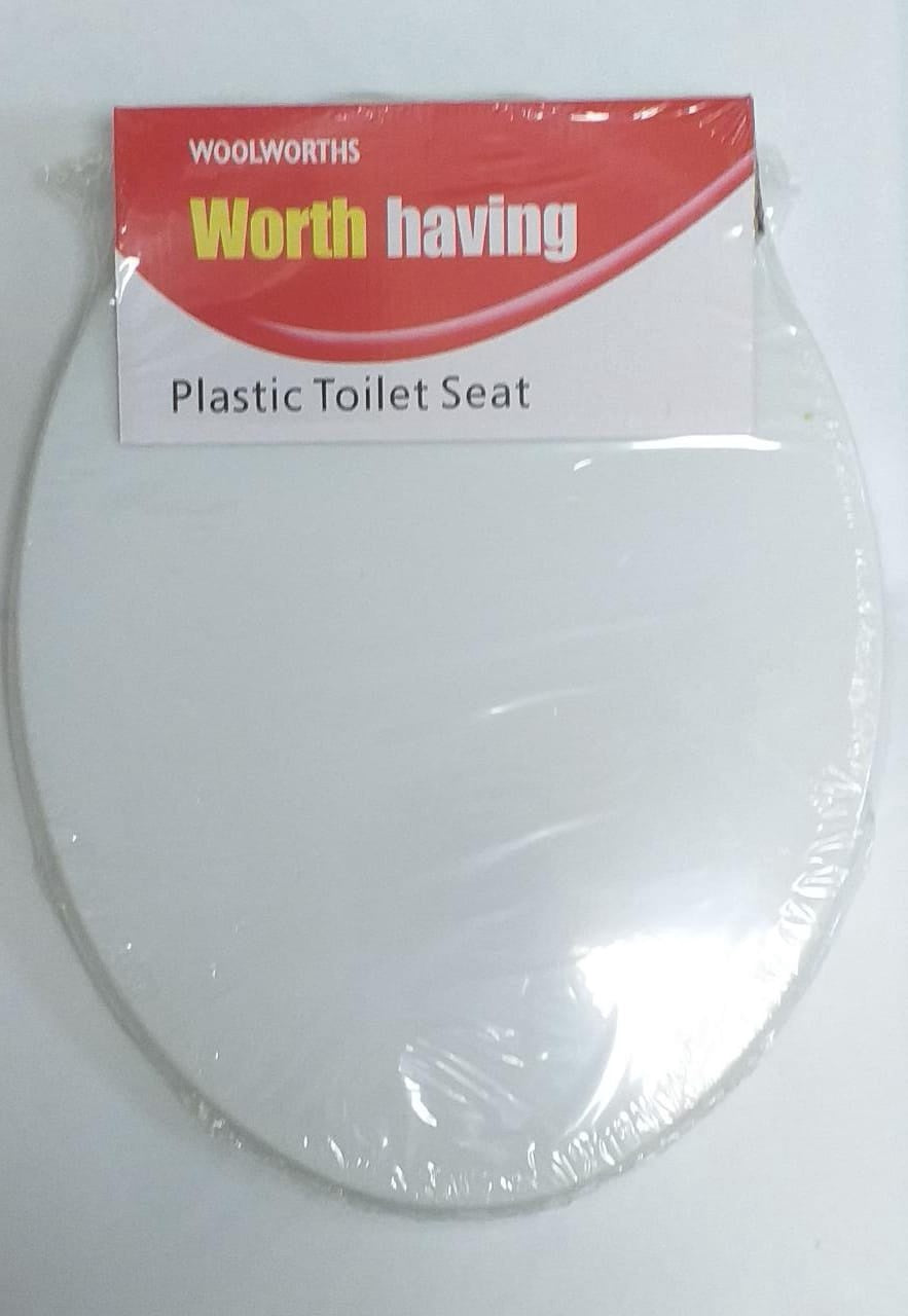 Toilet Seat Plastic Worthit Woolworths White
