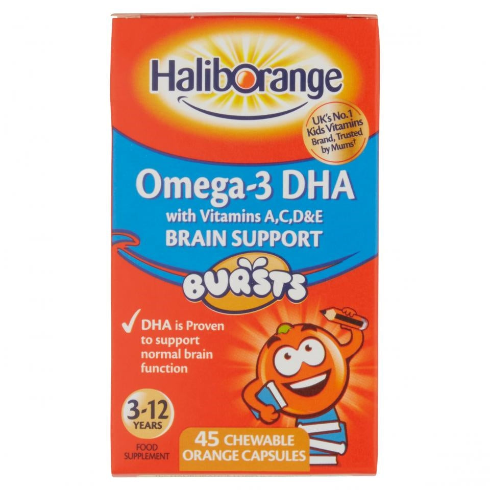 Omega-3 Chewy Orange W/Vit 3-12 45's