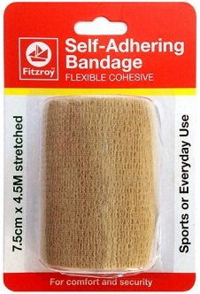 Fitzroy Bandage Self-Adhering 7.5cmx4.5m