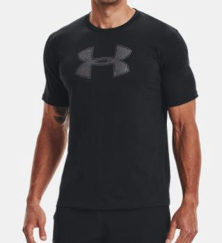 UNDER ARMOUR Men T-SHIRT Black Big Logo