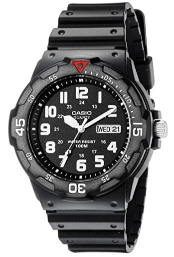 CASIO Watch Men's Resin Strap Black MRW-200H-1BVCF