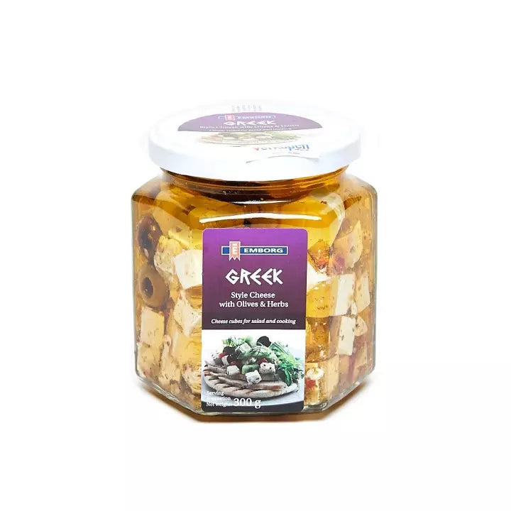 Emborg White Cheese w Olives&Herbs 300g
