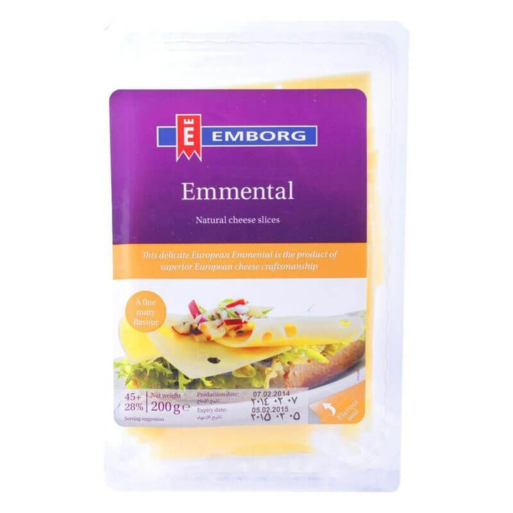 Emborg Cheese sw Emmental Sliced 220g