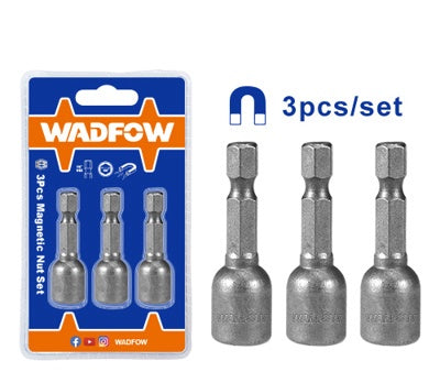 WADFOW Bit Adaptor 3PCS UWWR1K06 48MM 1/4"