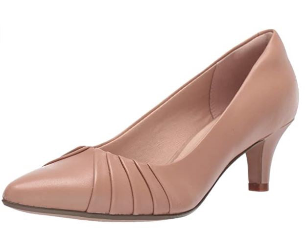CLARKS Footwear Women's Linvale Crown Pumps Praline Leather