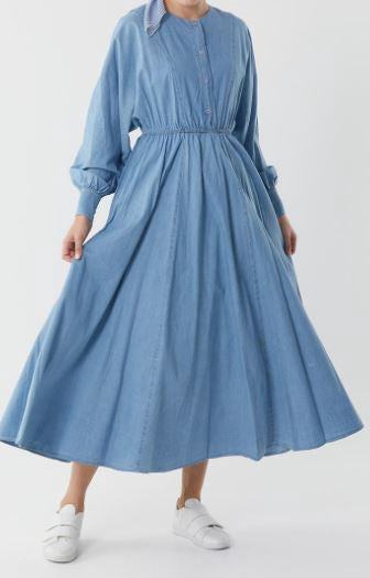 Dress Denim Light Wash W/POCKETS
