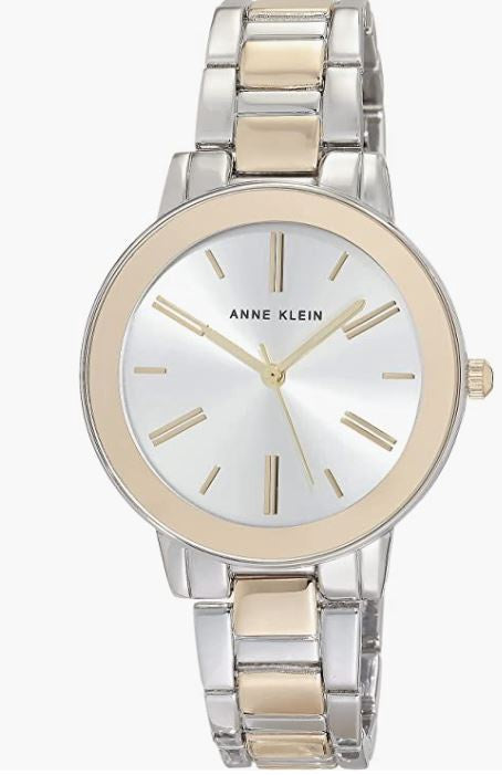 ANNE KLEIN Watch Women Bracelet Two Tone 3765SVTT