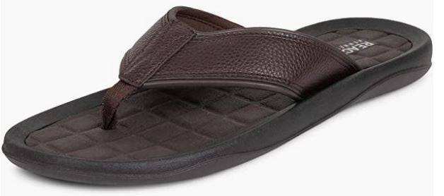 KENNETH COLE Footwear Men Reaction Flip Flop Brown / Sulphur / Dark Grey