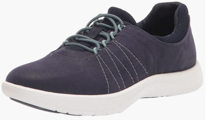 CLARKS Footwear Women Adella Stroll Oxford Grey / Navy