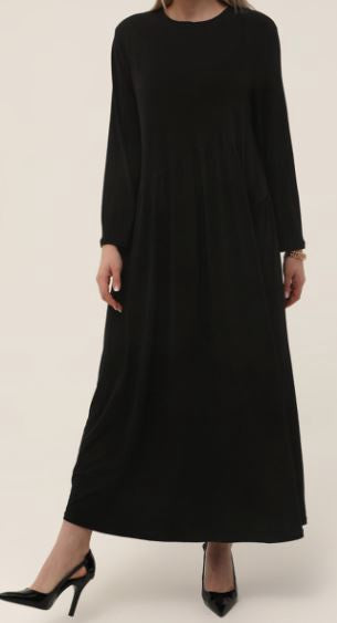 Dress Plus Size Black Stretch
