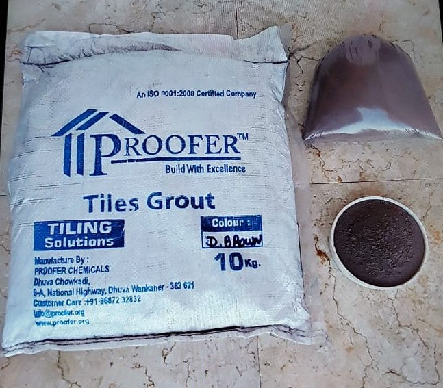 PROOFER Tile Grout Dark Brown 10KG/22LBS