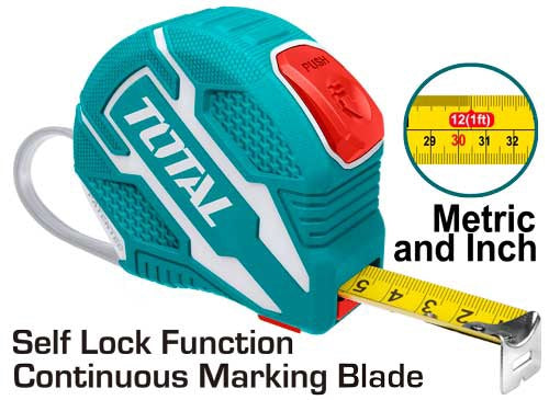 TOTAL Measuring Tape 5M TMT126252