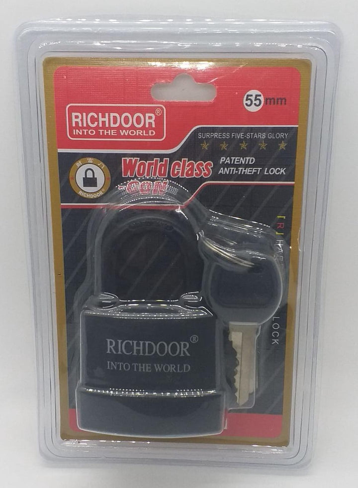 RICHDOOR Padlock 55MM Short Shackle Weatherproof