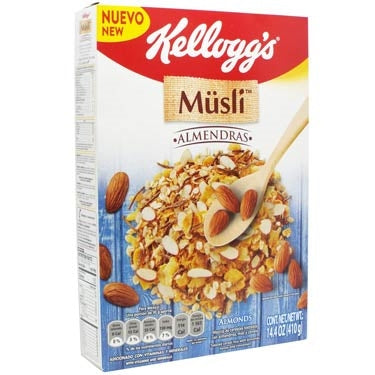 Kelloggs Komplete Musli Almonds 14.9oz