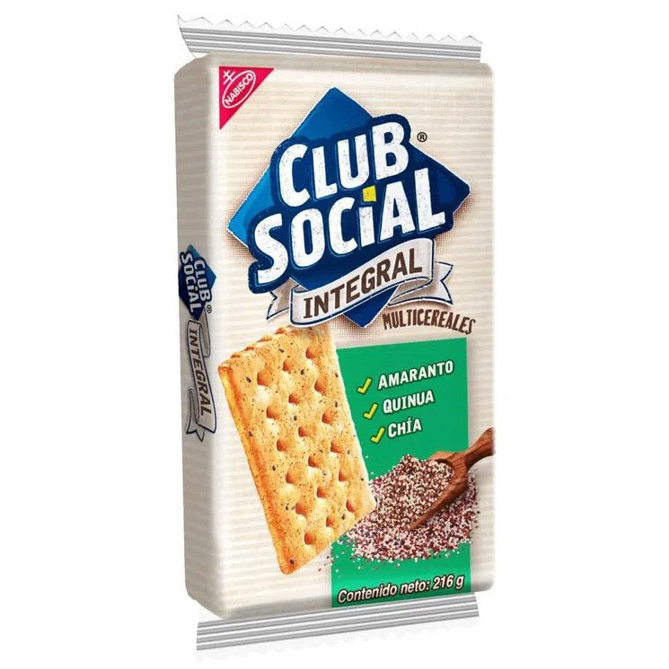 NABISCO Club Social Integral Multigrain 9PCS Pack 234G