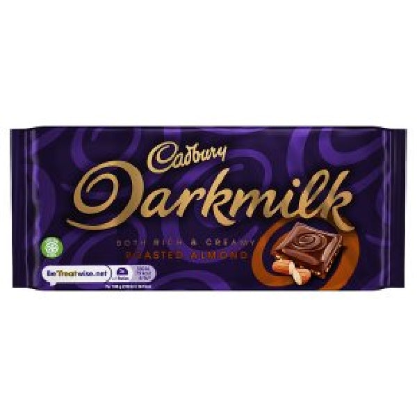 Cadbury Chocolate Dark w Almond 85g