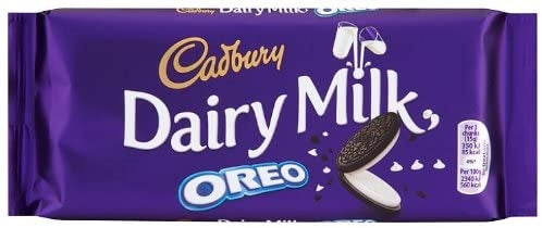 Cadbury Chocolate Dairy Milk w Oreo 120g