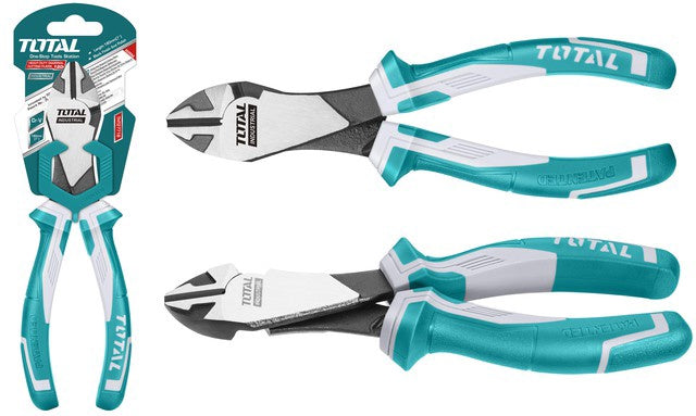 TOTAL Pliers Nipper 7" THT27716 Diagonal