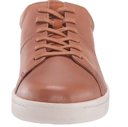 CLARKS Footwear Men's Kitna Vibe Sneaker Tan Leather