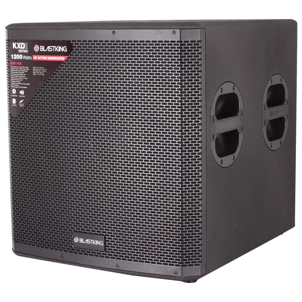 BLASTKING Speaker Box 18" IBKE-KXDII18A 1200W Powered Each