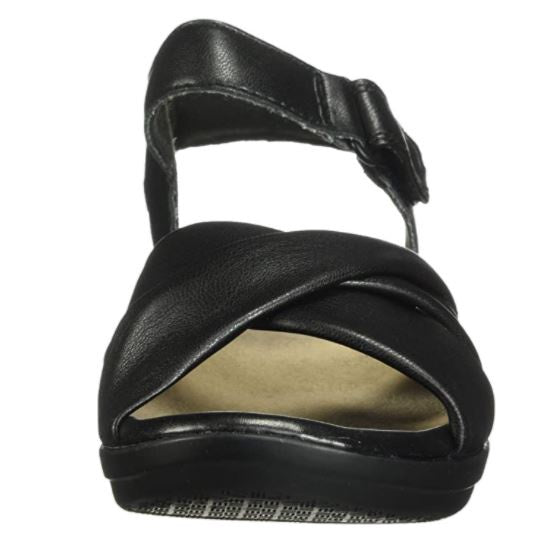 CLARKS Footwear Women's Loomis Chloe Sandal Black Synthetic