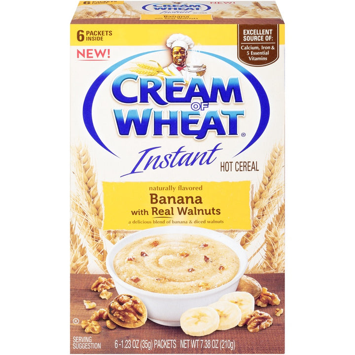 CREAM OF WHEAT Instant Banana with Real Walnuts 7.38OZ 210G